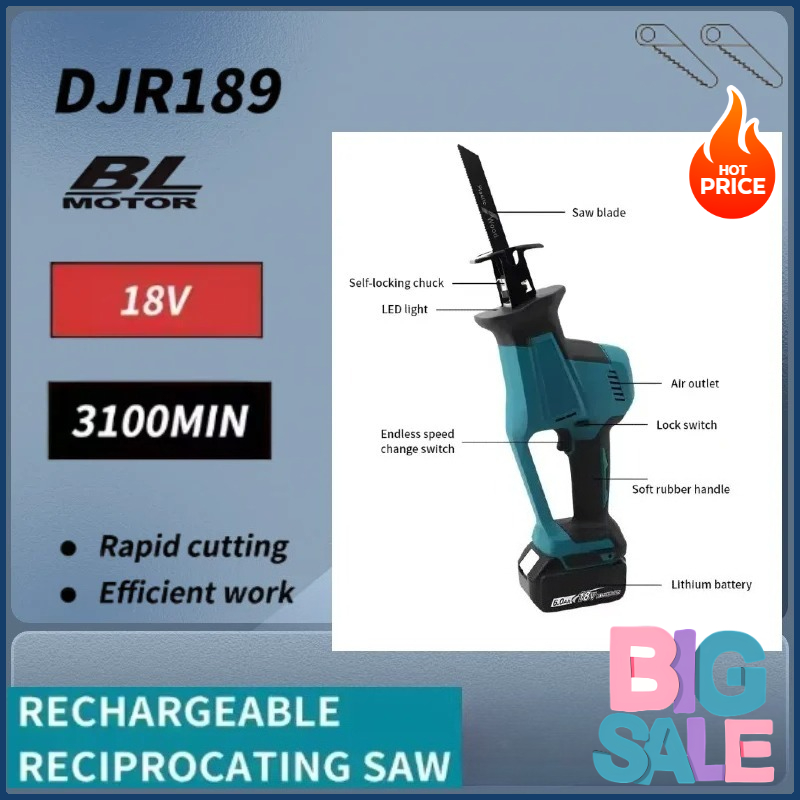 Makita DJR189 Cordless Electri - Metal Saw Reciprocating recension och pris