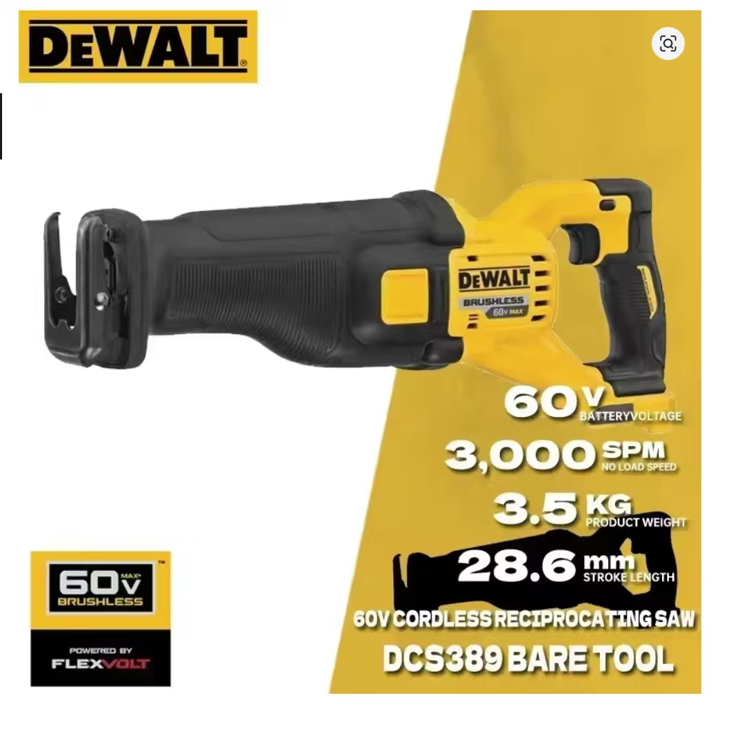 DeWalt 20V brushless lithium-i - Metal Saw Reciprocating recension och pris