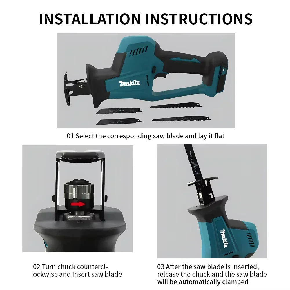 Makita DJR189 18V Cordless Ele - Metal Saw Reciprocating recension och pris