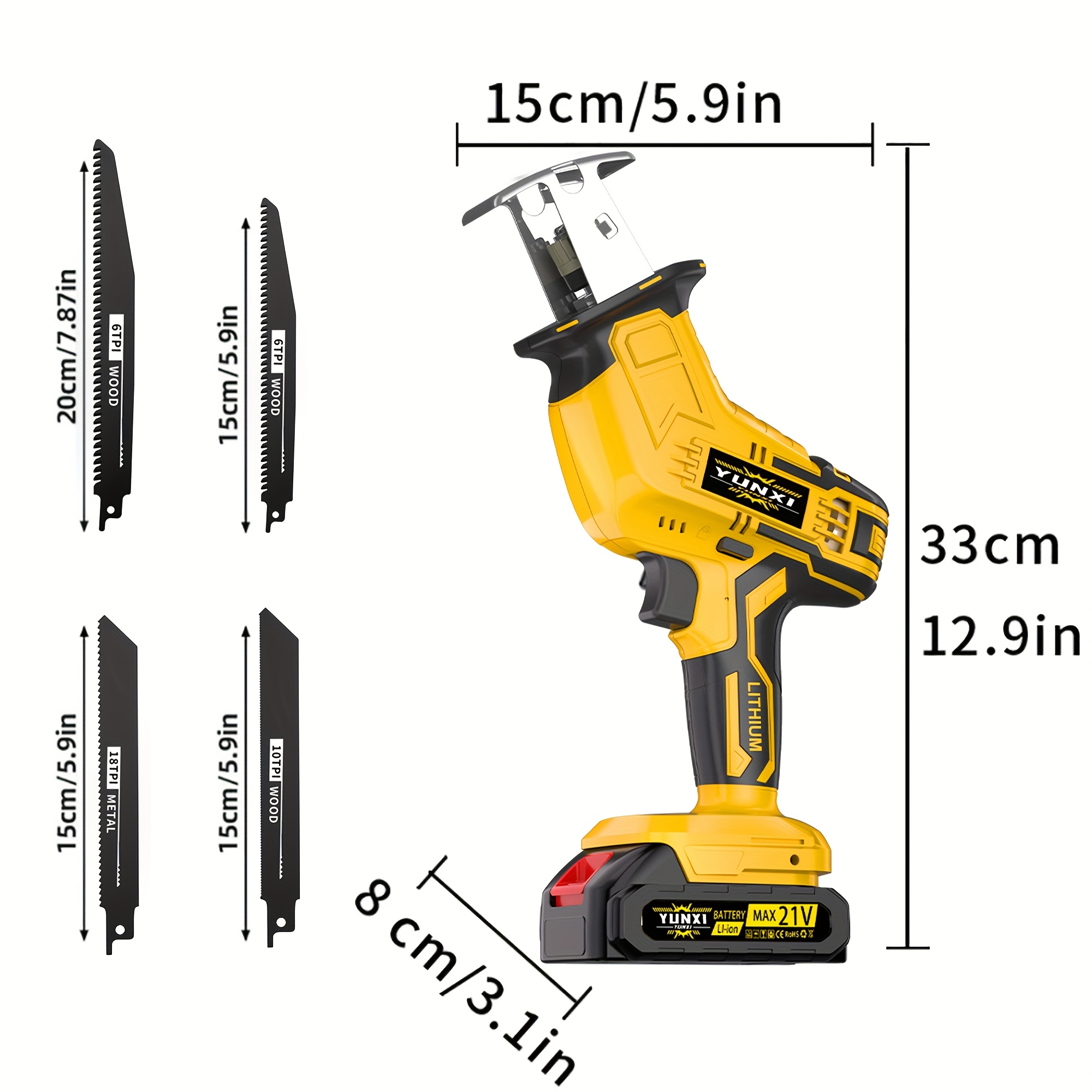 Newly Upgraded Electric Recipr - Metal Saw Reciprocating recension och pris